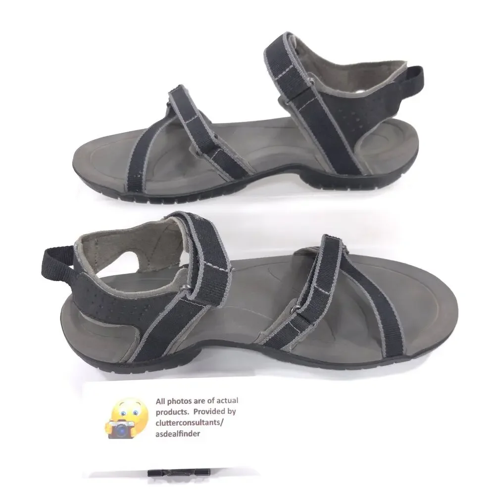 Teva Verrq Adjustable Outdoor Sport Sandal Womens Size 7 1006263 Black Gray